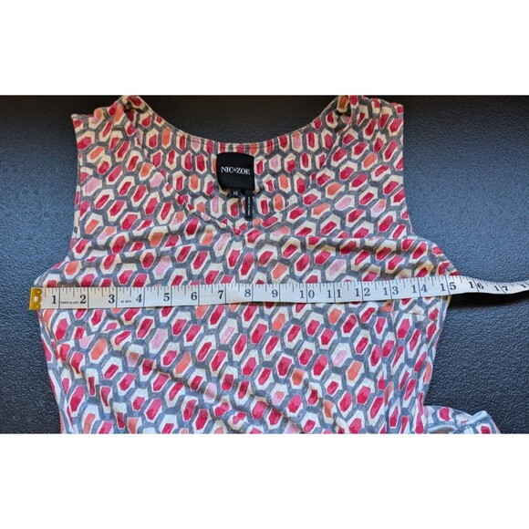 Nic+Zoe Bright Stone Twist Dress Sheath Lined Stretch Size XS - Picture 7 of 13